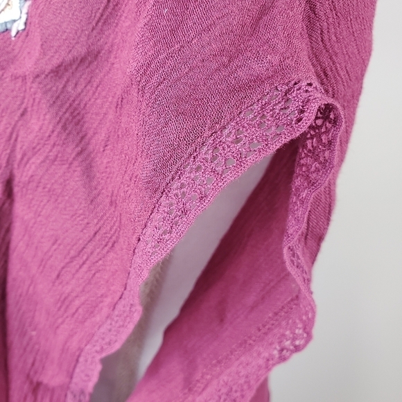 Free People Embroidered Tunic Dress Boho Festival - Picture 4 of 13